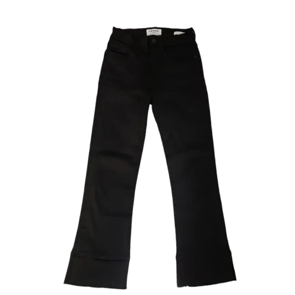 Frame Le Crop Mini Boot Jeans color Herring 'BLACK